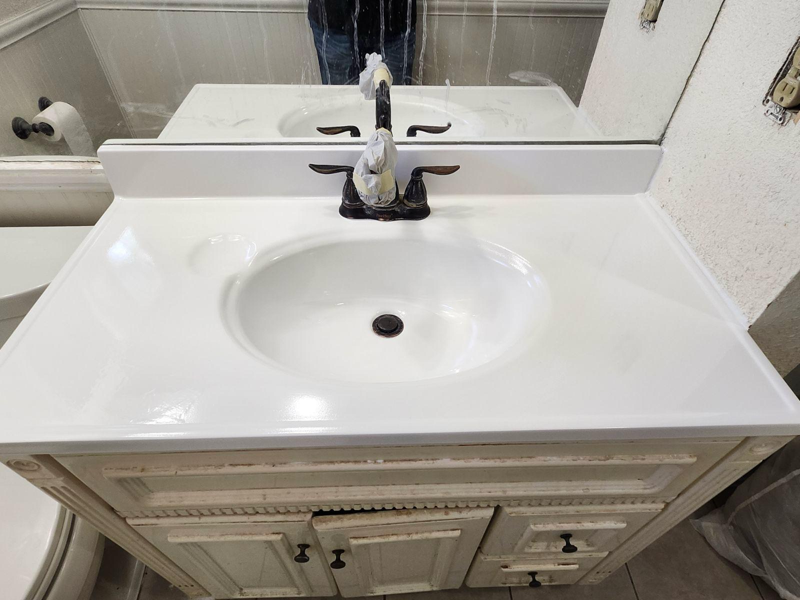 before image of sink