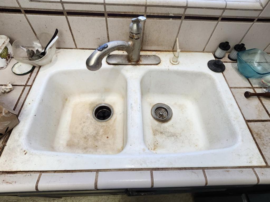 before image of sink