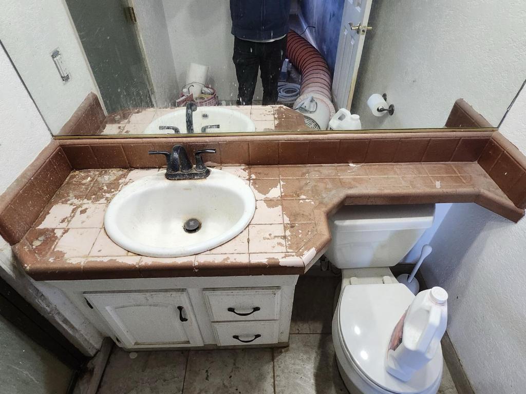 before image of sink